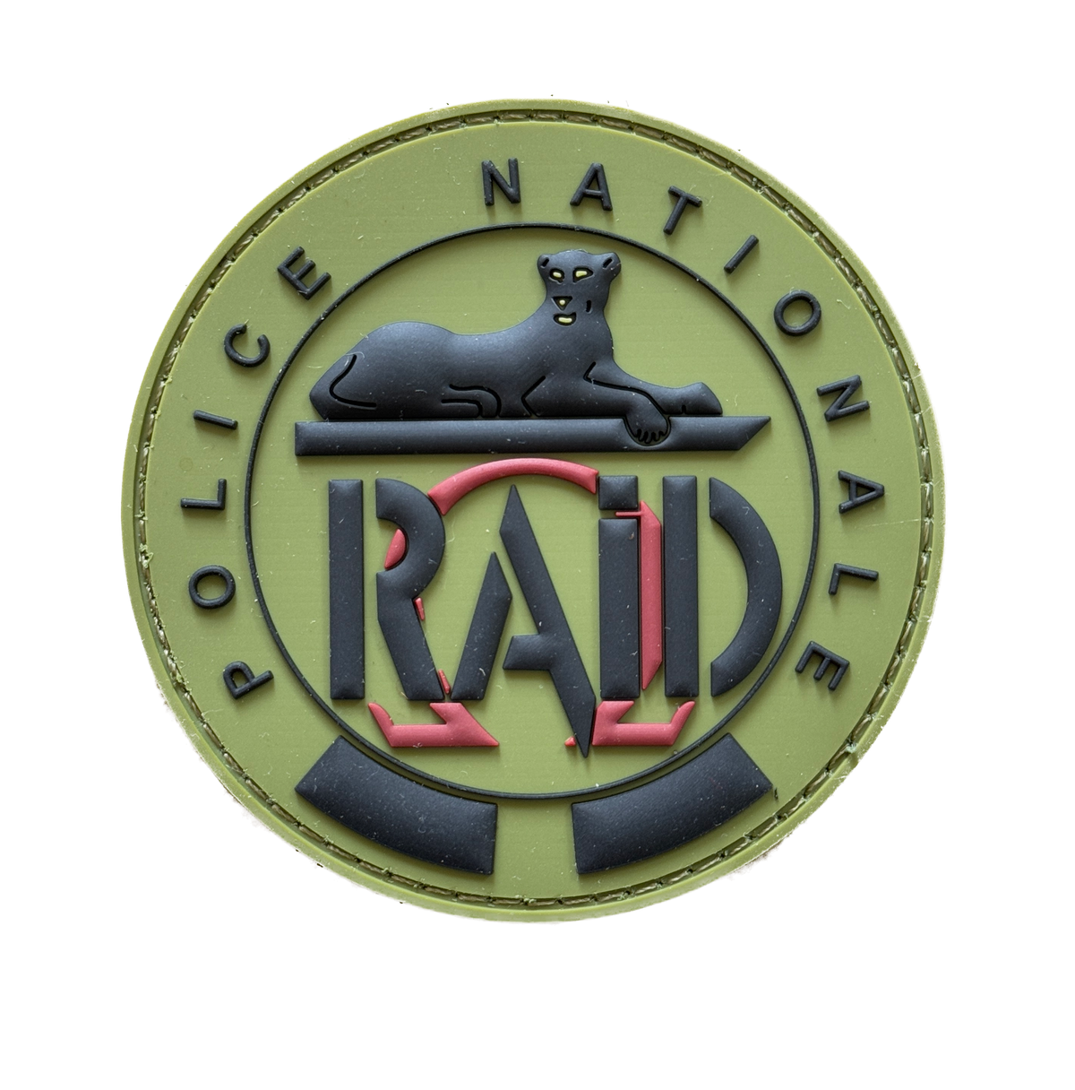 PACK 2 Official RAID patches (green PVC OMEGA & embroidered AFGHANISTAN)