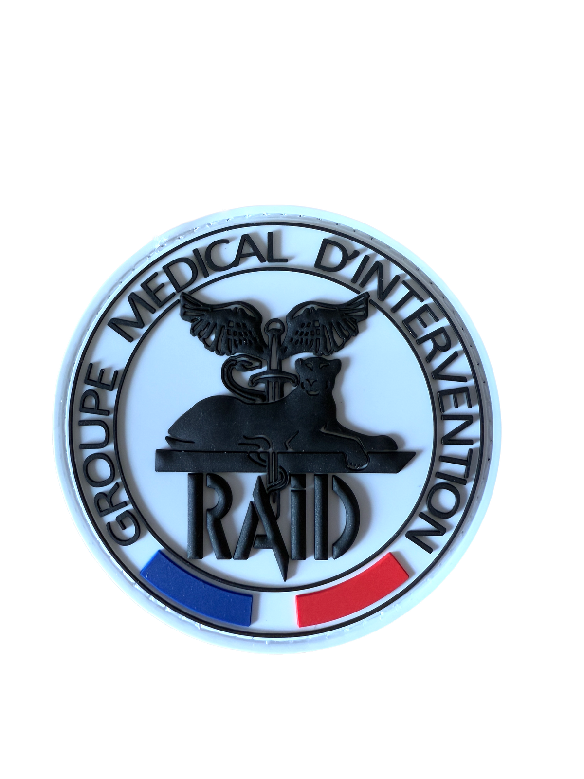 Patch RAID officiel Groupe Medical Intervention blanc (PVC)