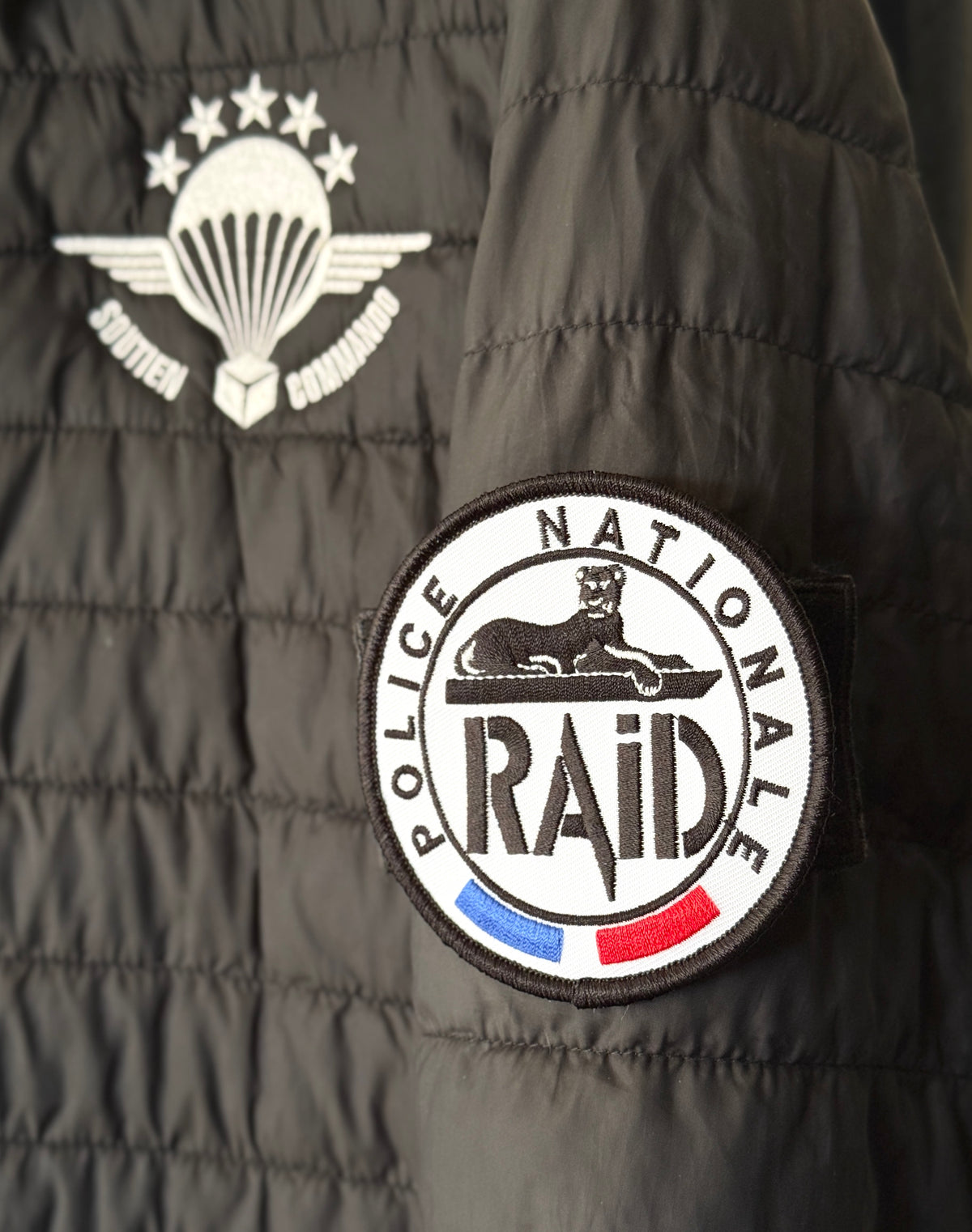 Official White RAID Patch (Embroidered)