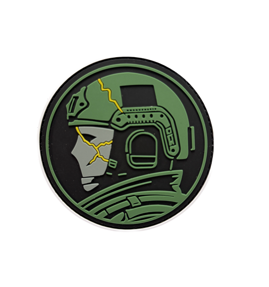Ecusson PVC Kintsugi VERT (pour les commandos blessés)