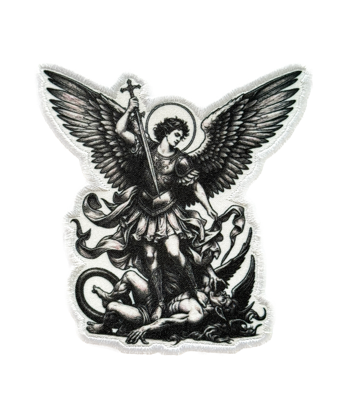 Patch Archange St Michel (Tissu /Brodé)