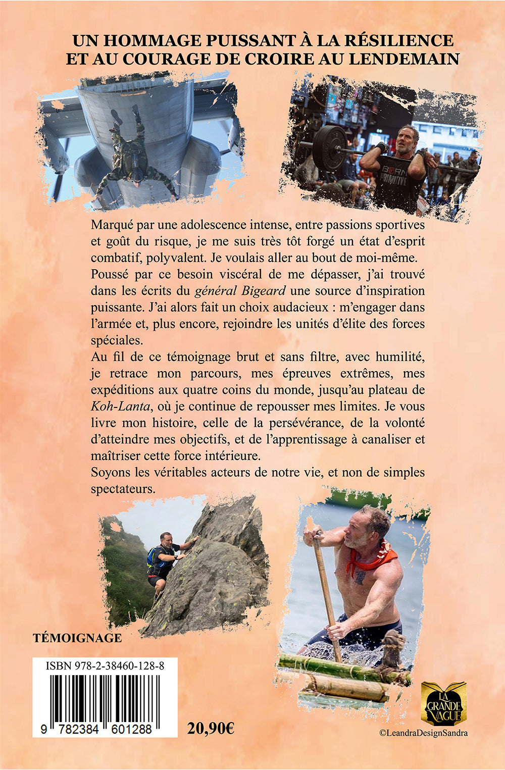 Livre "Jérôme : Crao : une vie est faite pour être vécue" ancien opérateur du 1er RPIMa éditions La grande vague