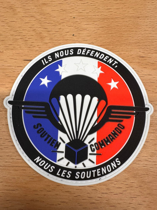 Patch / écusson Bleu-Blanc-Rouge (PVC)