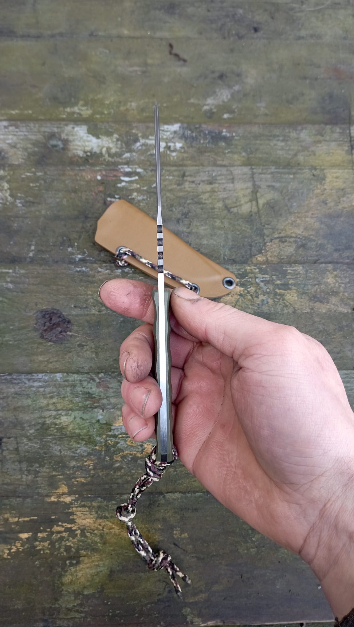 Couteau Corvus (fabriqué en France) - pièce unique - Par Jeremy Emile