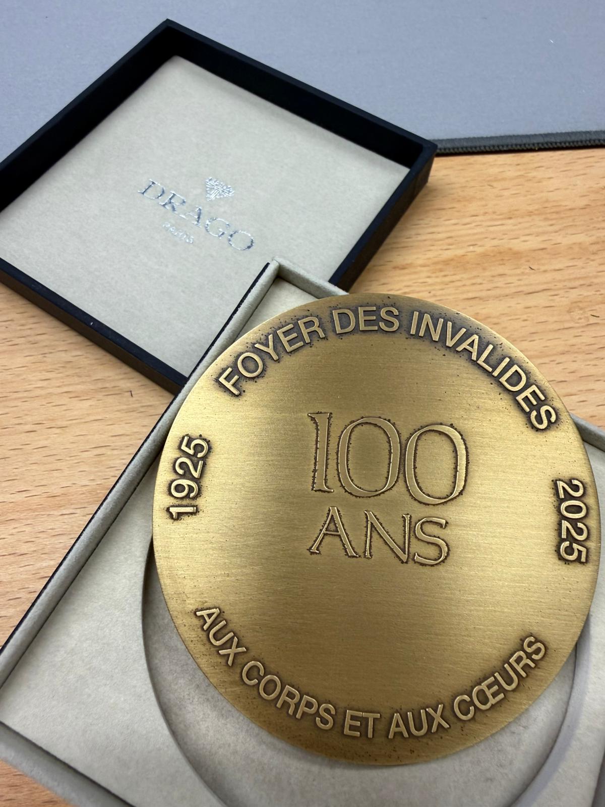 Grande médaille commémorative - 100 ans du Foyer des Invalides