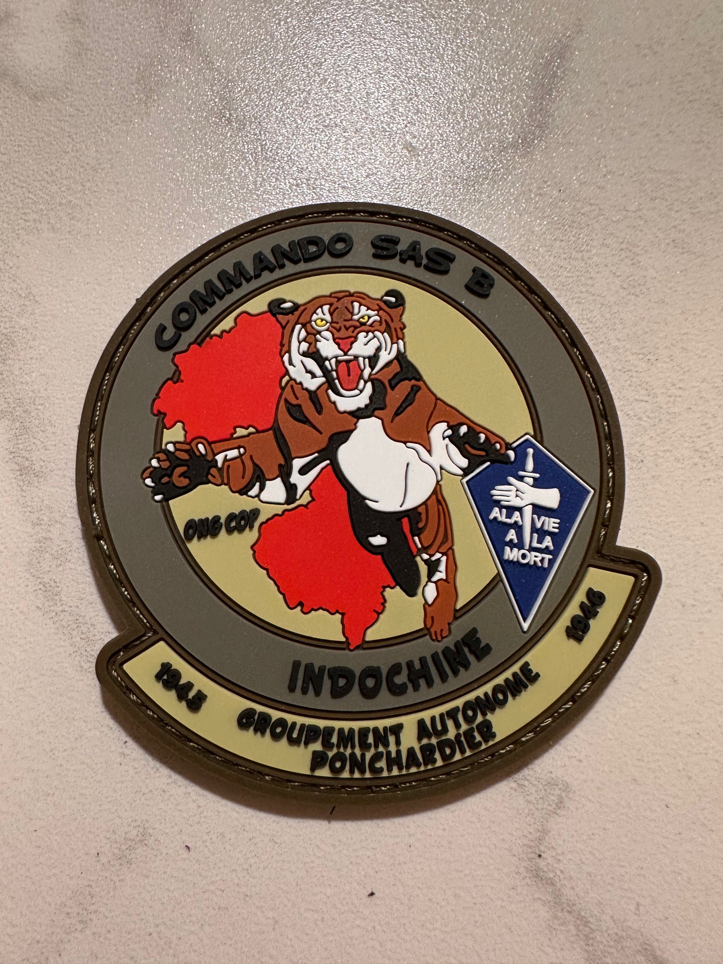 Patch association du souvenir Amiral Ponchardier (Tigre)