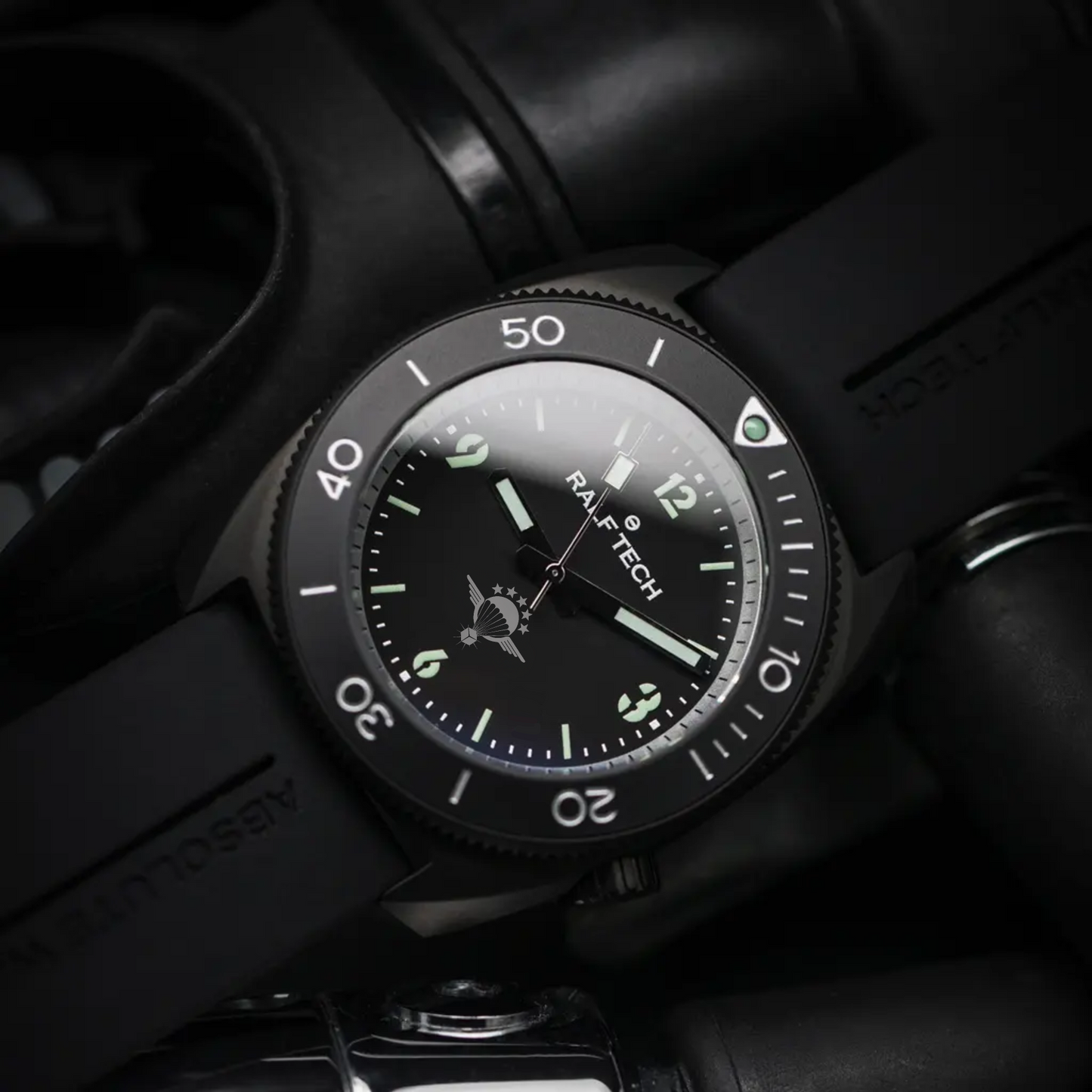 RALF TECH WRV ELECTRIC BLACK "OPERATOR" WATCH - Limited edition of 50 pieces