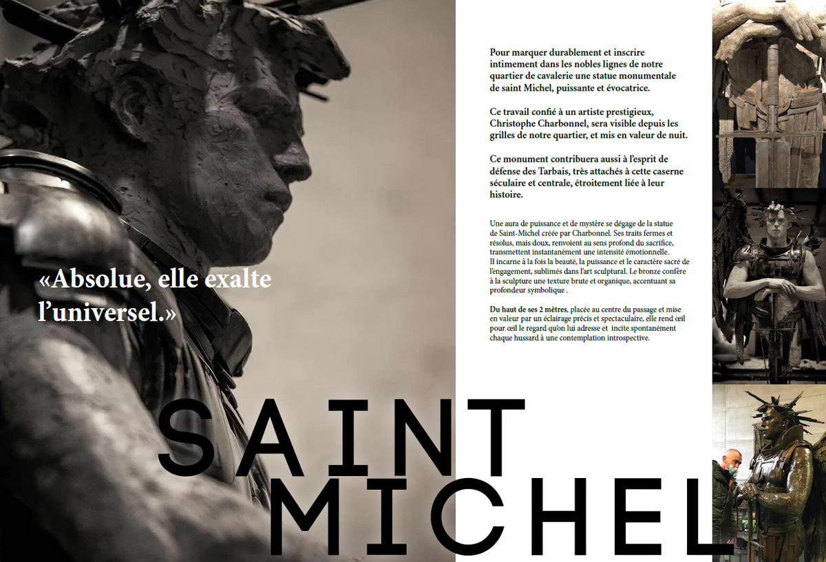 Don déductible des impôts (au profit du projet de la statue de Saint-Michel)