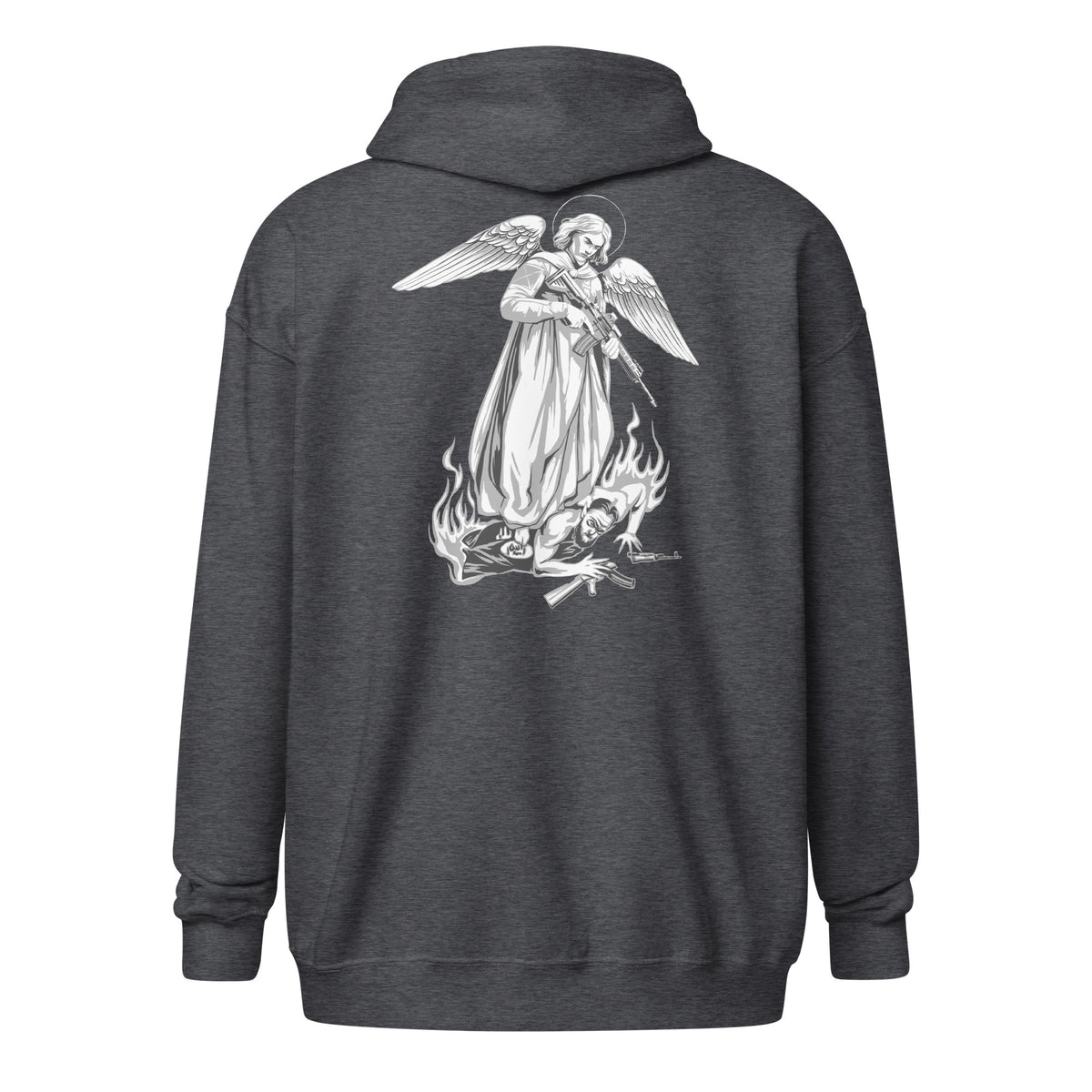 Unisex Heavy Zippered Hoodie - Saint-Michel