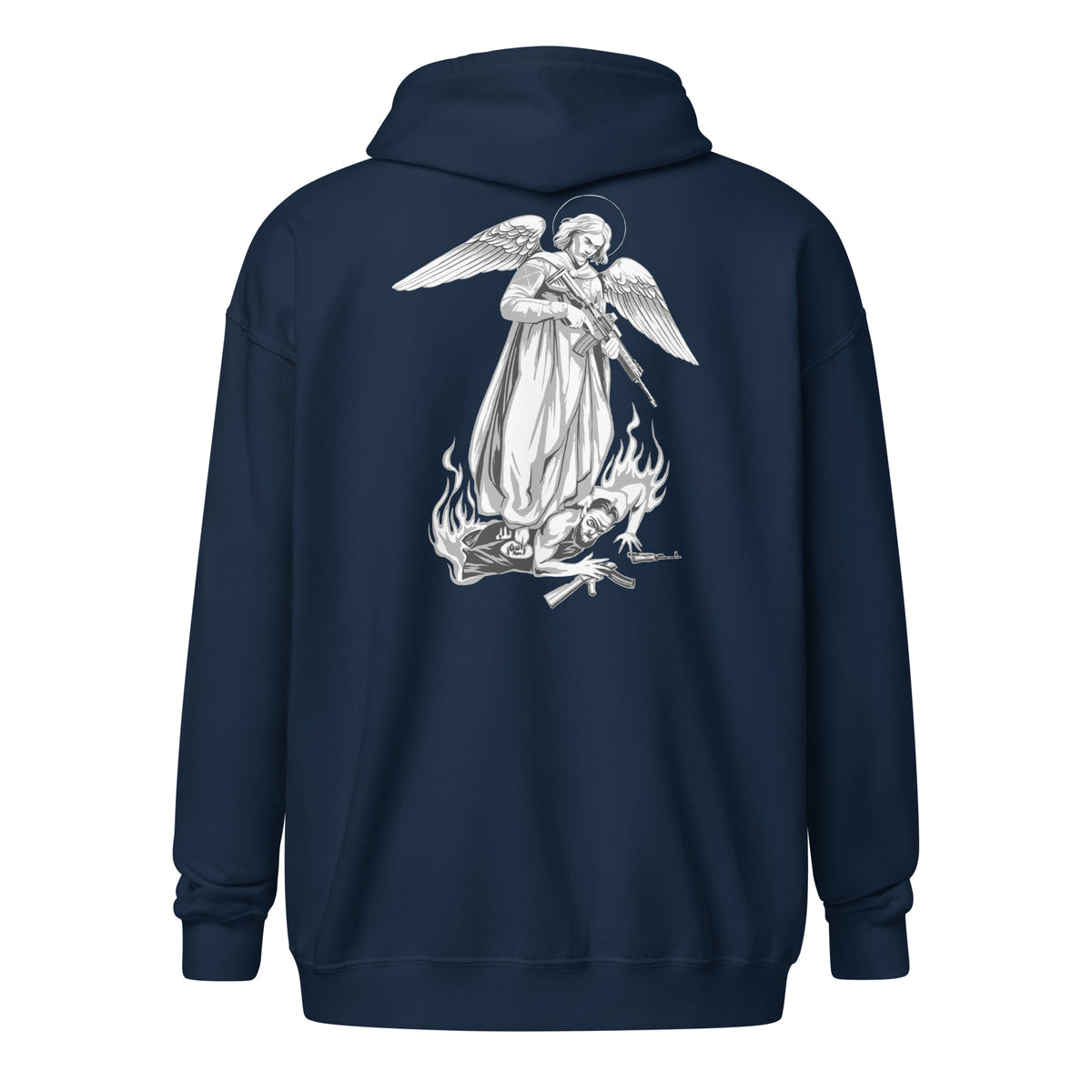 Unisex Heavy Zippered Hoodie - Saint-Michel