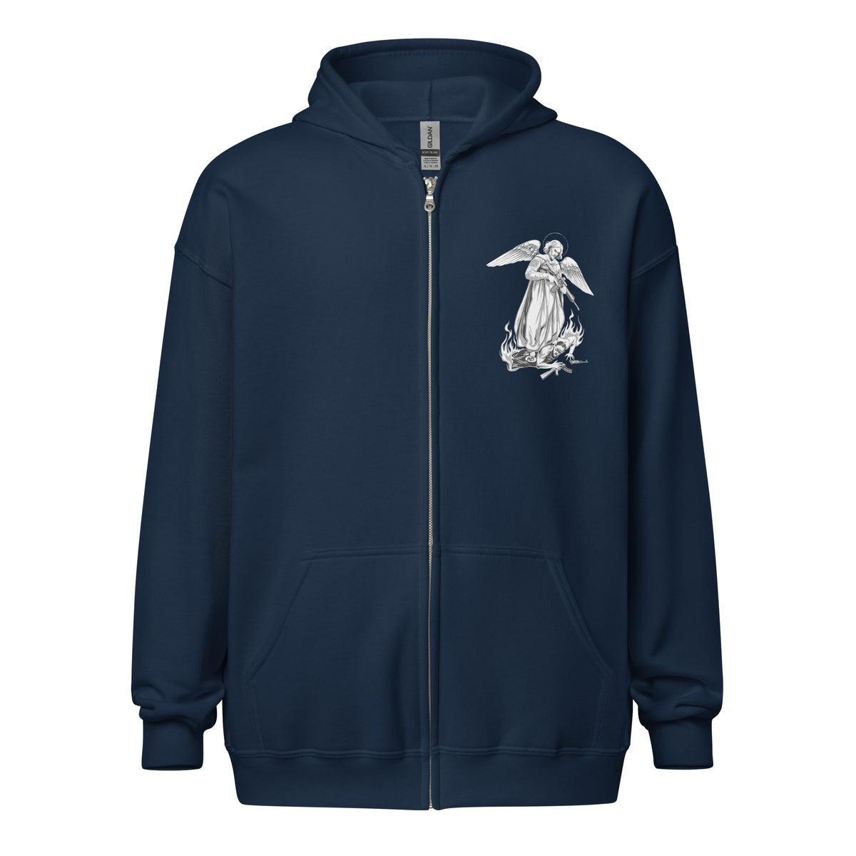 Unisex Heavy Zippered Hoodie - Saint-Michel