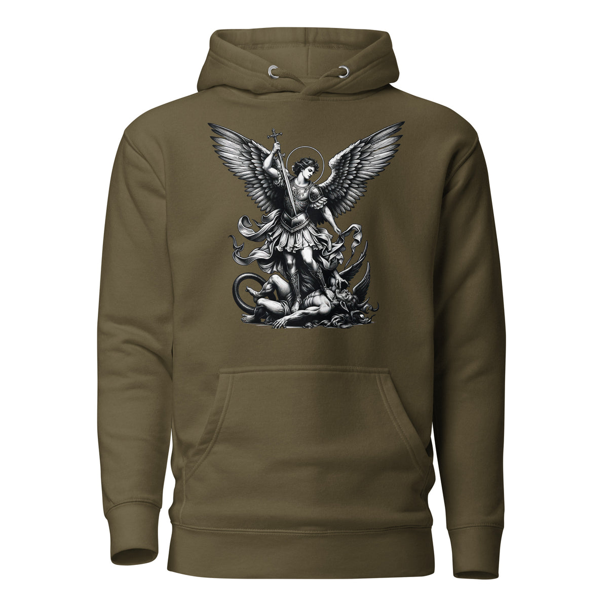 Sweat à Capuche Unisexe - Saint-Michel traditionnel - par Mimo
