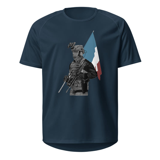 T-shirt Sport Maillot Unisexe - Calvaire Drach - Drapeau français