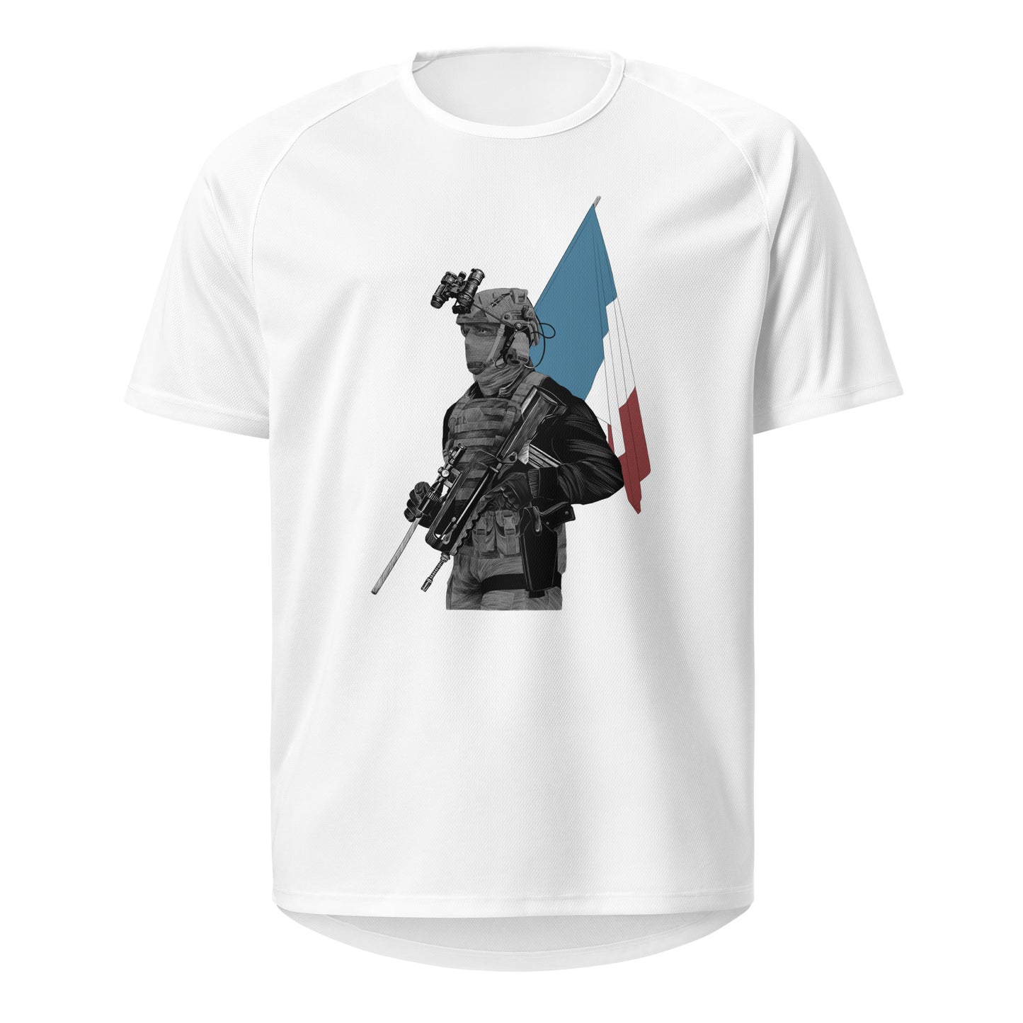 T-shirt Sport Maillot Unisexe - Calvaire Drach - Drapeau français