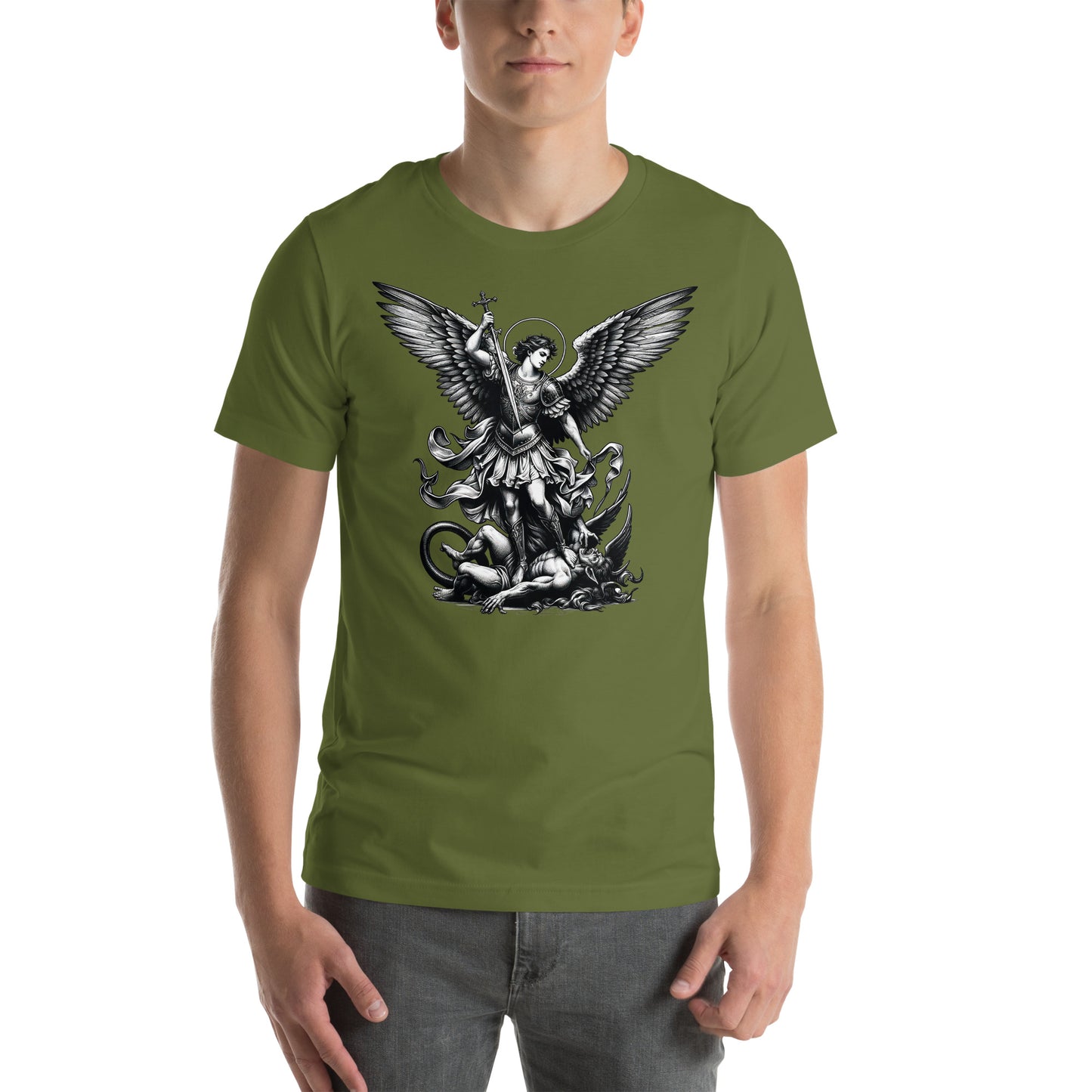 T-shirt unisexe - Saint-Michel Traditionnel - par Mimo