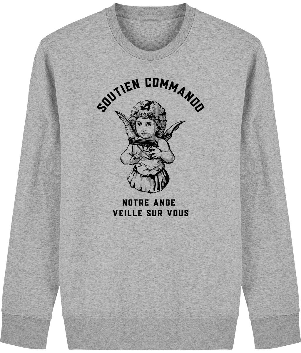 Sweat Col Rond L'Ange Gardien de Soutien Commando