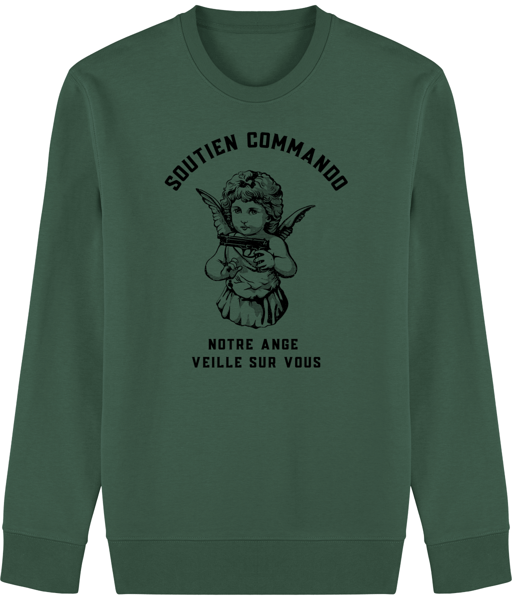 Sweat Col Rond L'Ange Gardien de Soutien Commando
