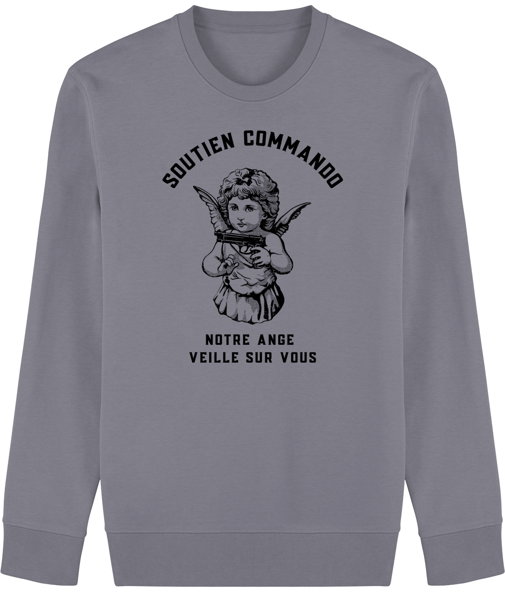 Sweat Col Rond L'Ange Gardien de Soutien Commando