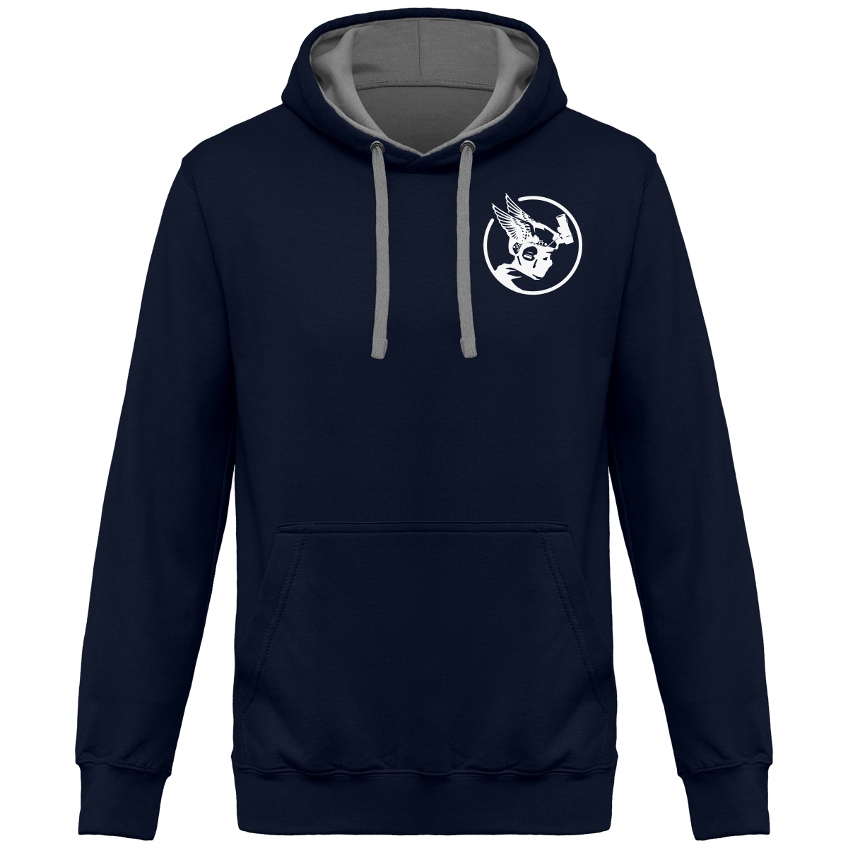 Sweat Shirt Capuche Contrasté Homme - Grands Ducs - Gaulois