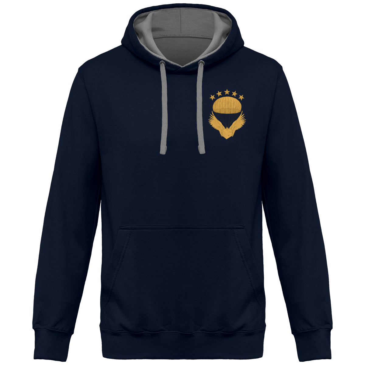 Sweat Shirt Capuche Contrasté Homme - Calvaire Drach