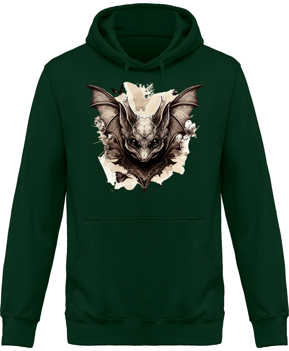 Sweat Shirt à Capuche Homme - Chauve-souris
