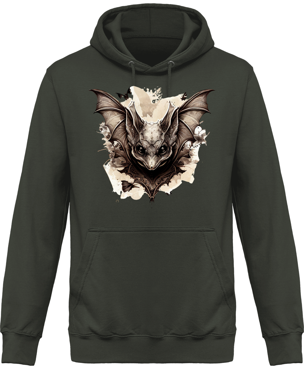 Sweat Shirt à Capuche Homme - Chauve-souris