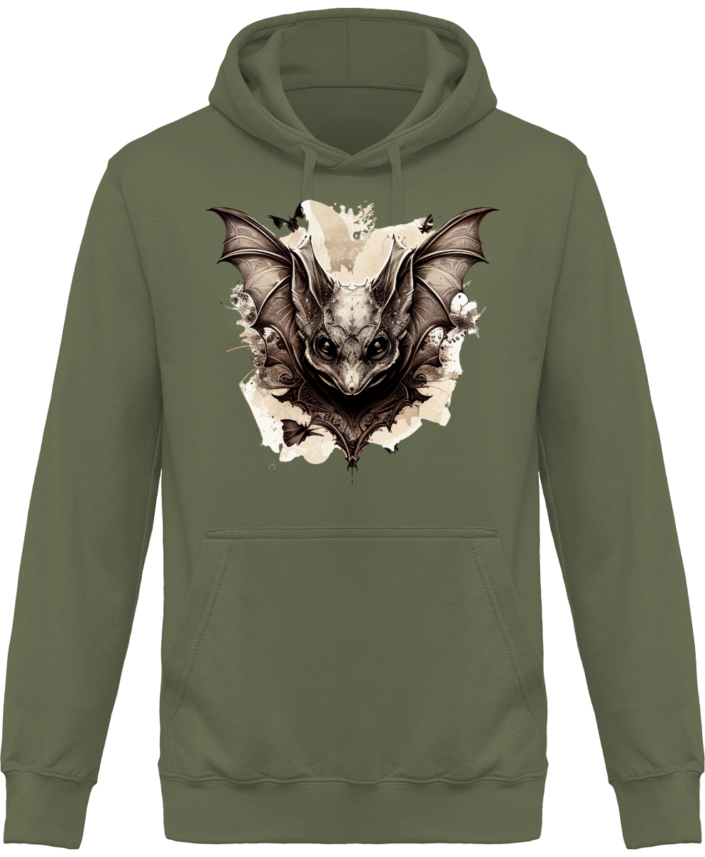 Sweat Shirt à Capuche Homme - Chauve-souris