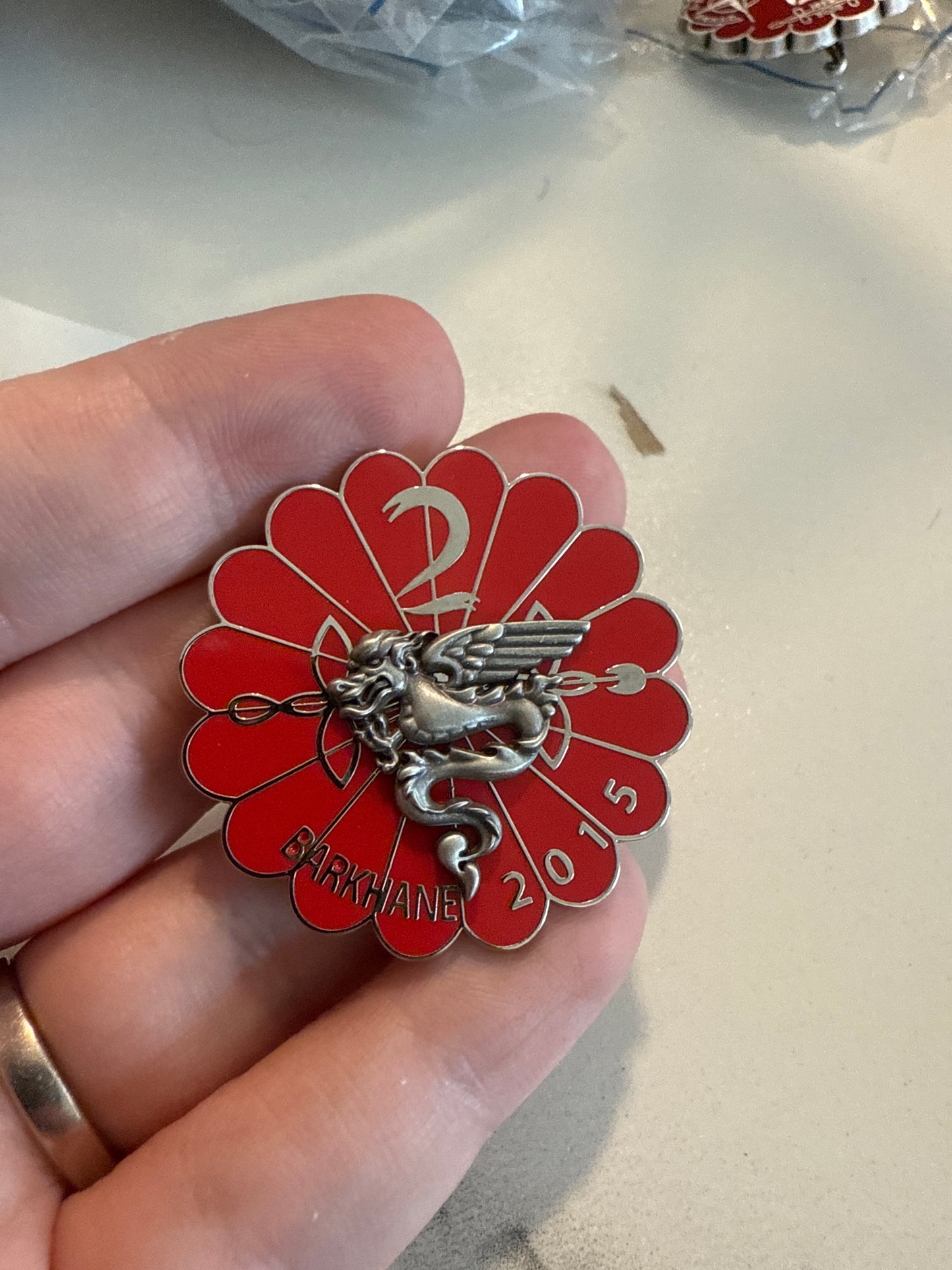 Insigne numeroté - 1er RHP - 2ème escadron - Barkhane 2015