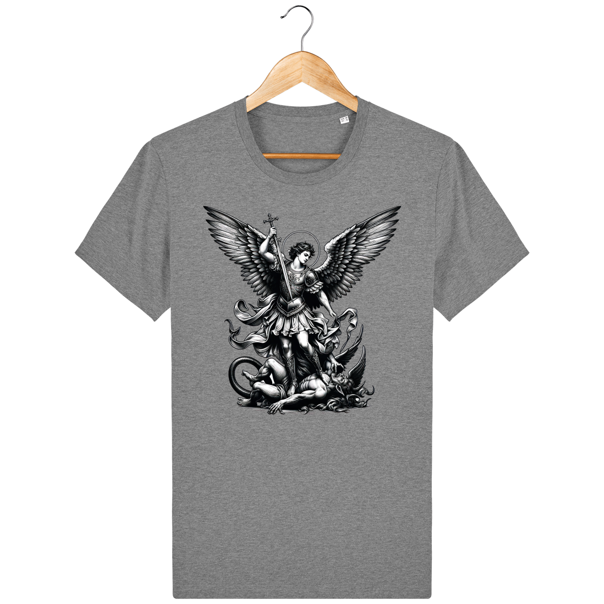 T-Shirt Unisexe - Archange Saint-Michel vs la bête