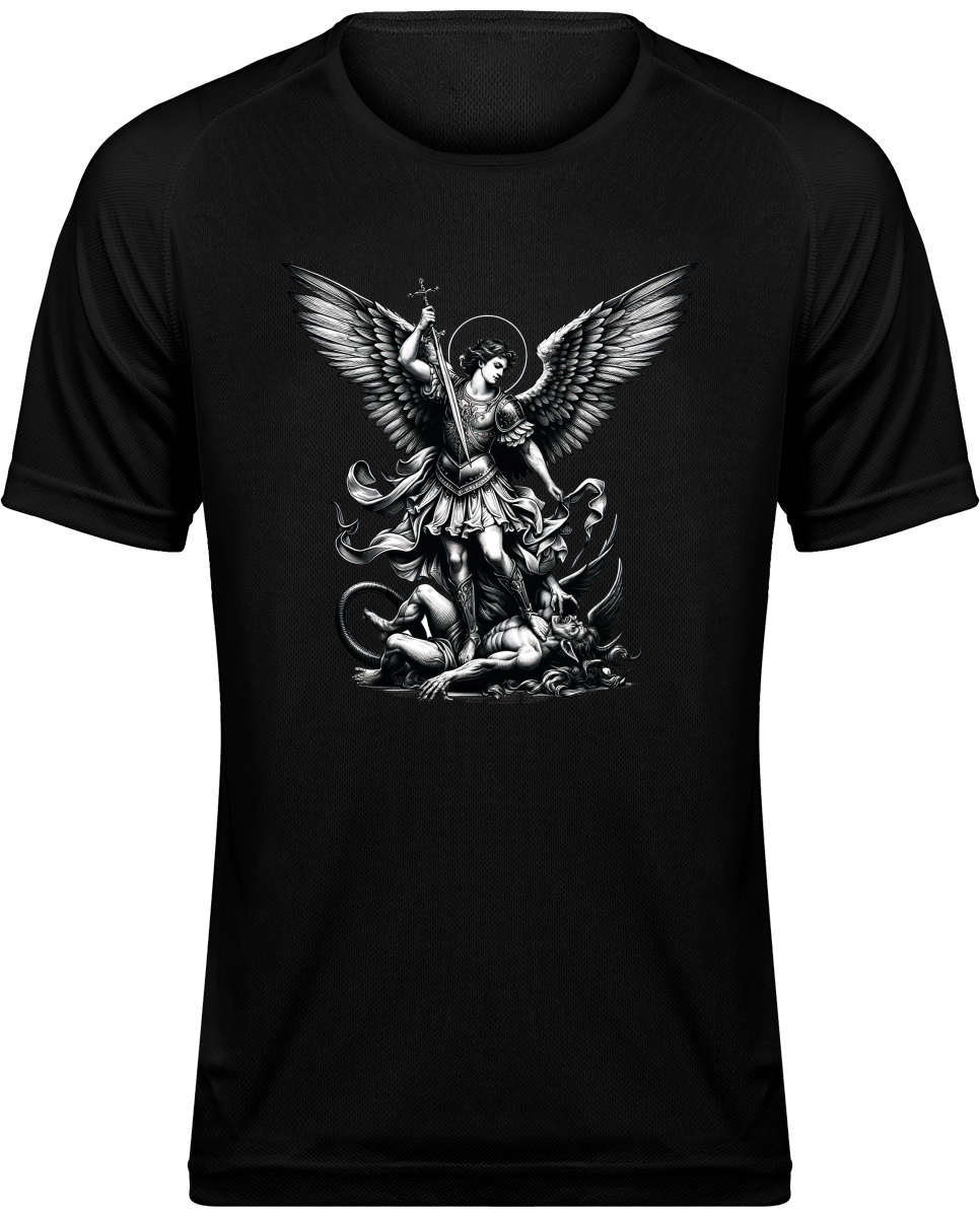 T-shirt Sport Homme - Archange Saint-Michel vs la bête