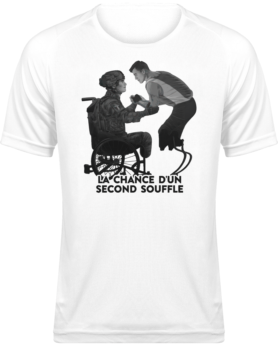 T-shirt Sport Homme - La chance d'un second souffle