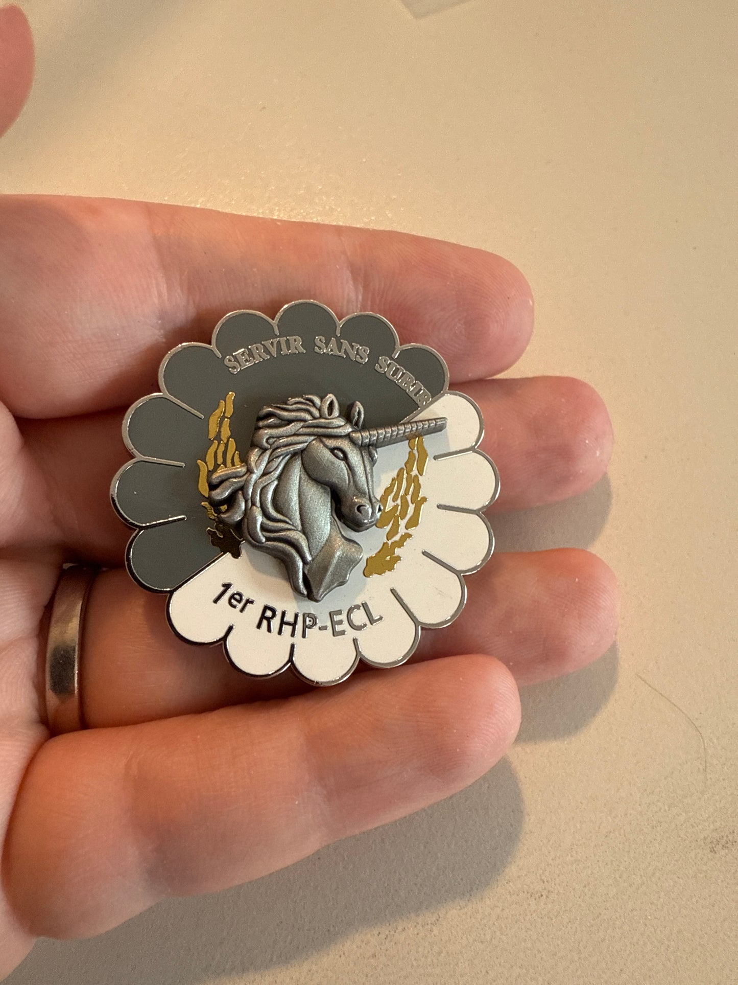 Insignes numérotés 1er RHP - ECL