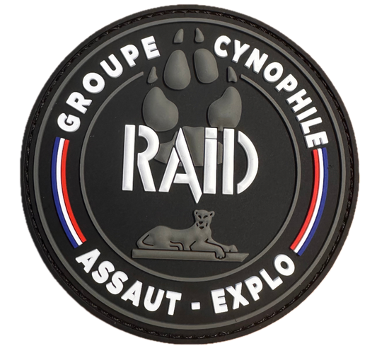 Patch officiel RAID Groupe Cynophile (PVC)