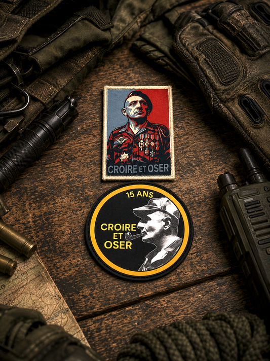 PACK Patchs BIGEARD "Croire et oser"