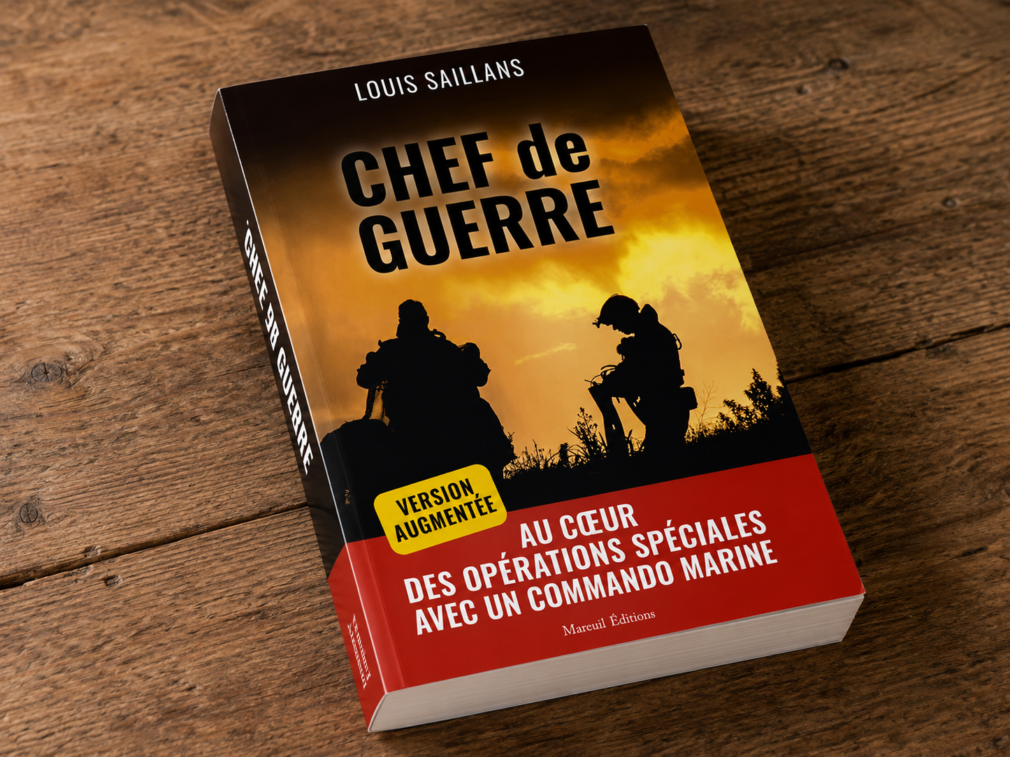 Livre "Chef de guerre" de Louis Saillans, version augmentée