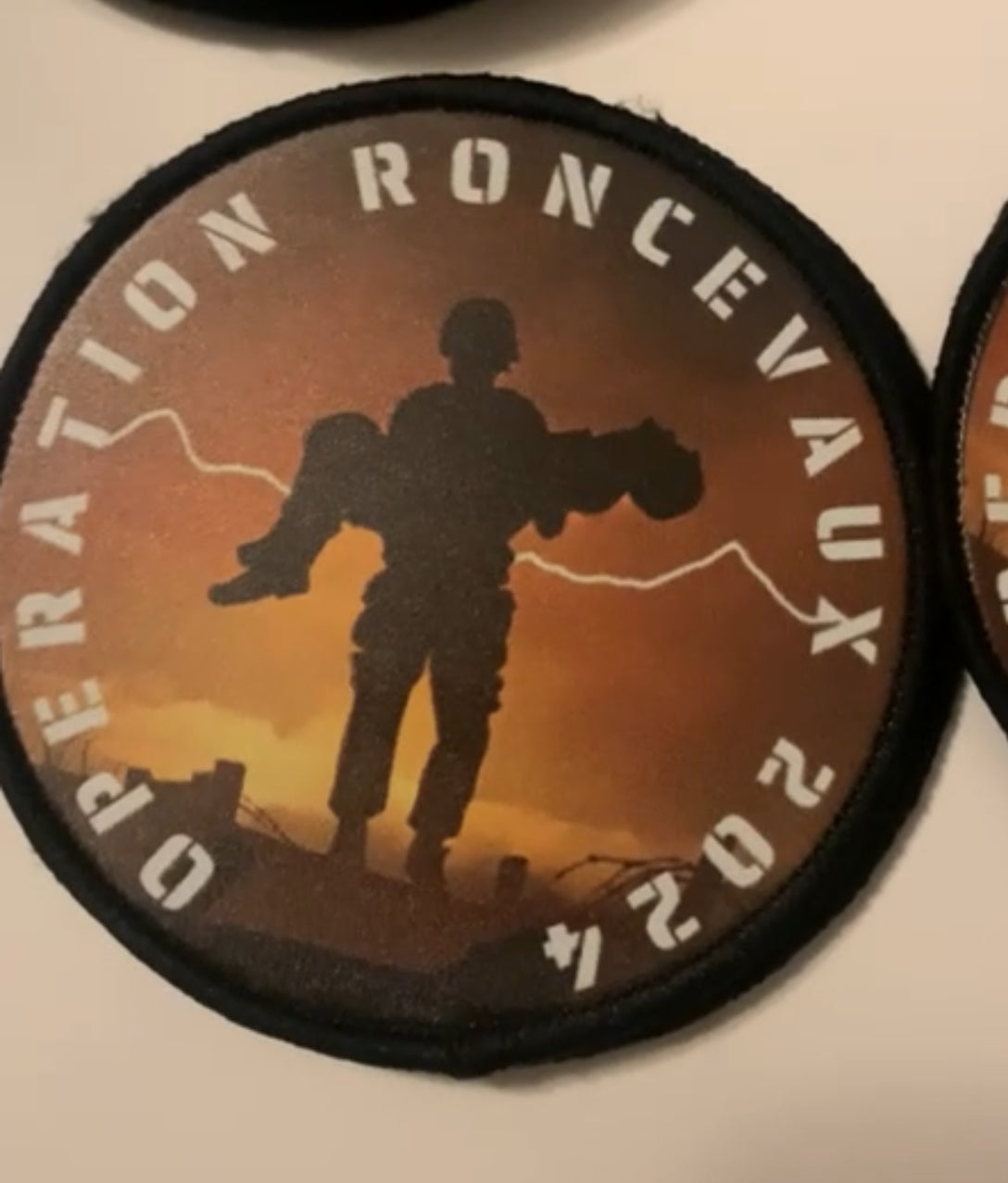 Patch Opération Roncevaux (au profit des blessés militaires)