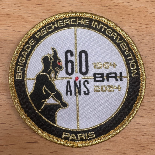 Patch officiel BRI brodé (commémoration 60 ans)