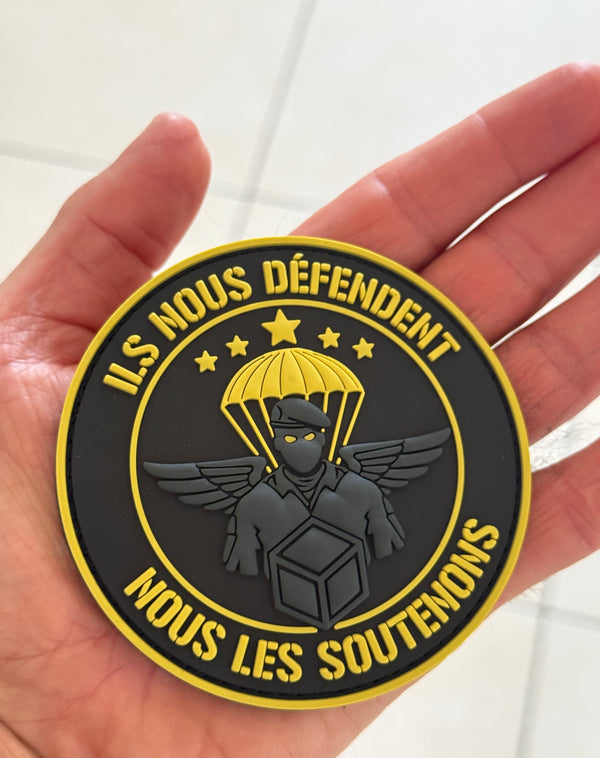 NOUVEAU Patch PVC Soutien commando – Soutien Commando