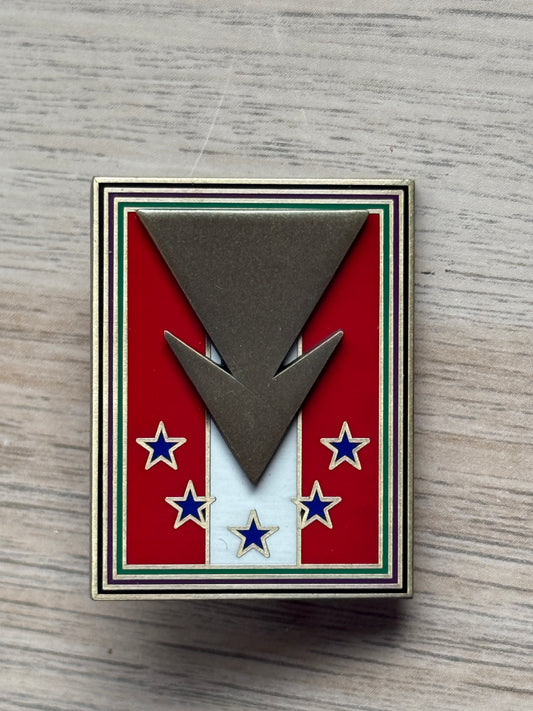 Pucelle insigne GCP (Groupement de Commandos Parachutistes)