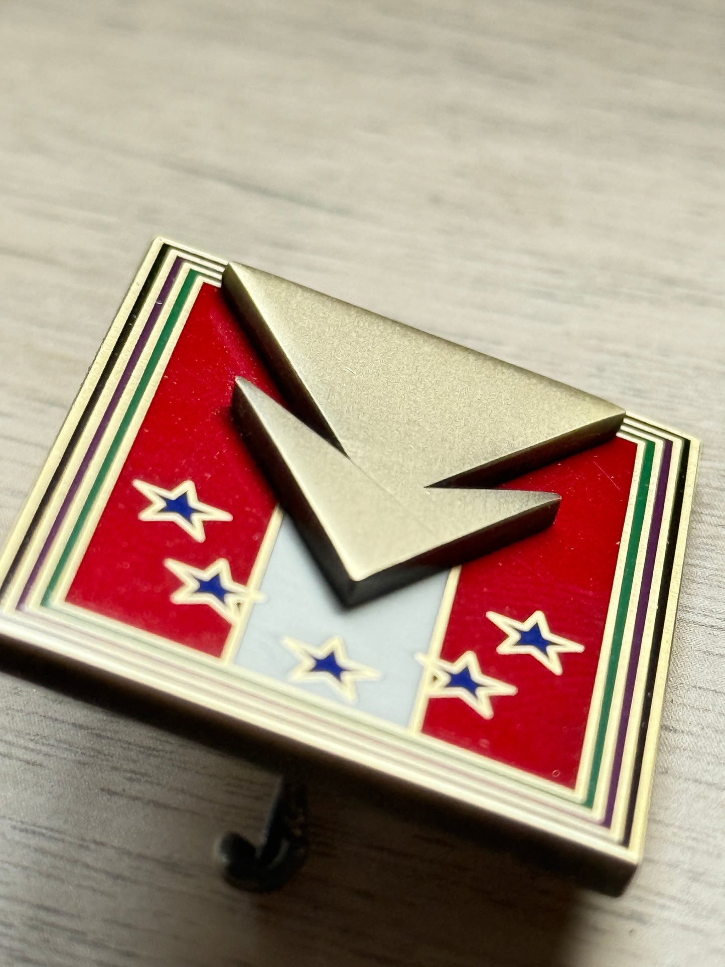 Pucelle insigne GCP (Groupement de Commandos Parachutistes)