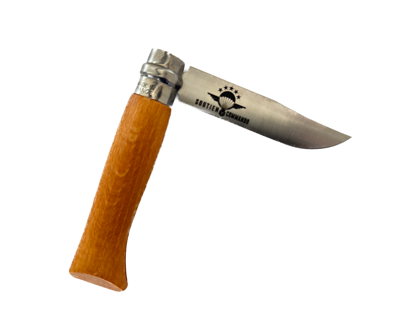 Couteau OPINELN°8 gravé Soutien Commando