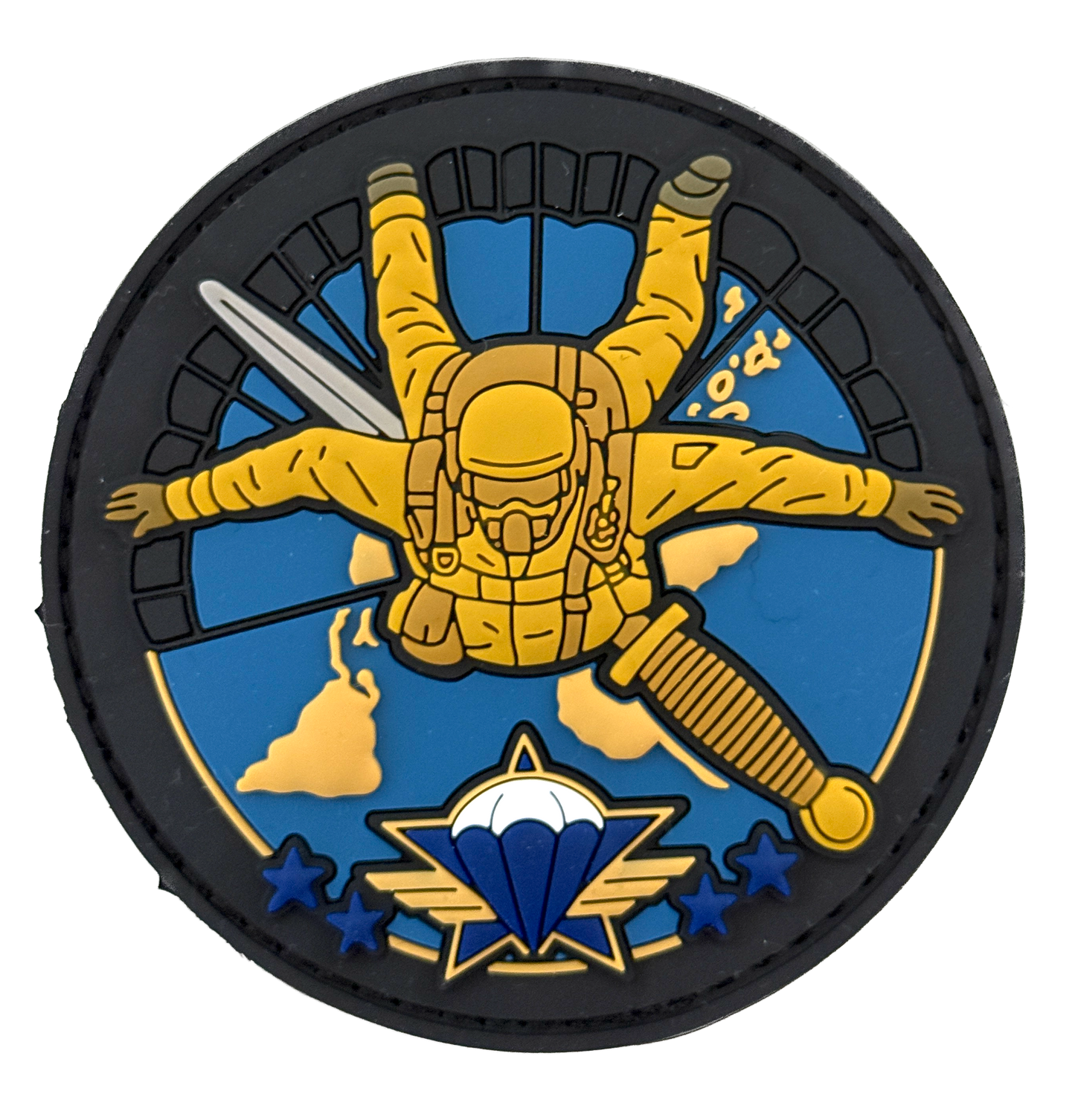 PVC adabakia Commando euskarria