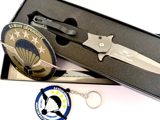 🎄 Pack NOËL (Couteau ARES + Patch + porte-clé) 🎁