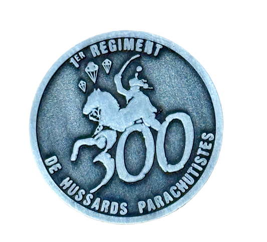 Coin Métal 300 ans du 1er RHP (au profit du projet de la statue de Saint-Michel)