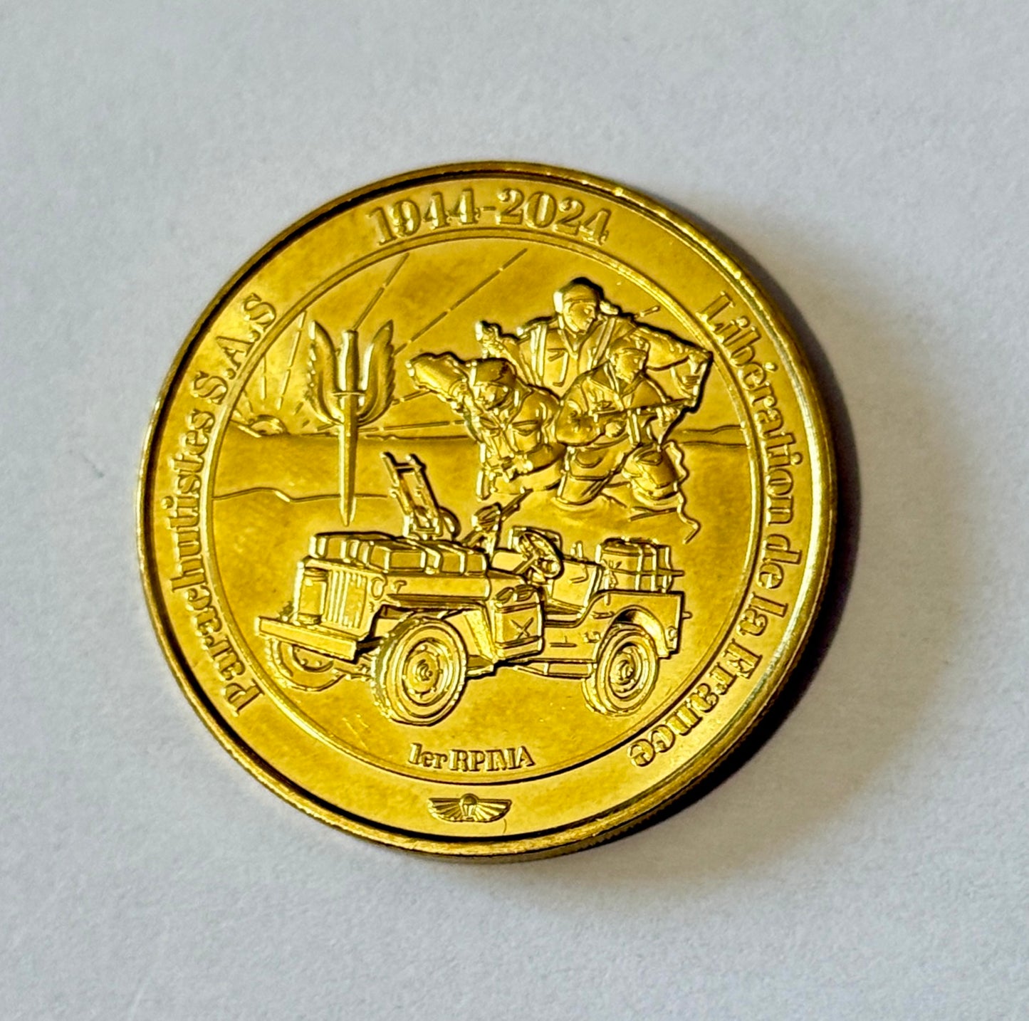 PACK Patch 1er Rpima + Pièce "monnaie de Paris" 50 ans du Groupement Opérationnel
