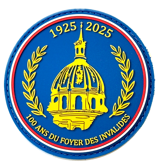 Patch PVC des 100 ans du foyer des Invalides.