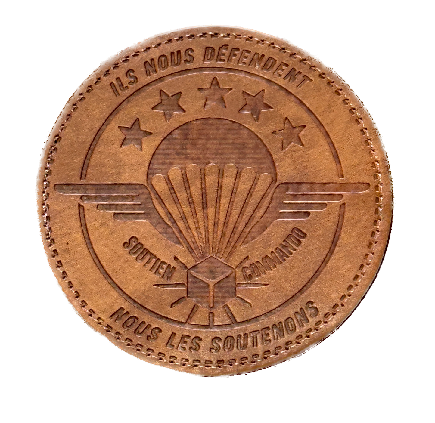 NOUVEAU ! Patch CUIR Soutien Commando