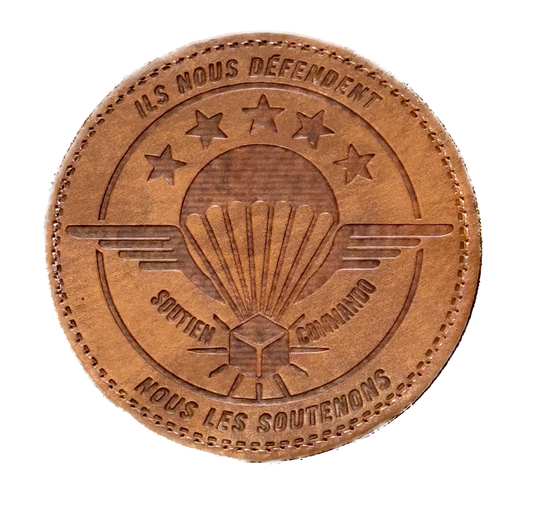 NOUVEAU ! Patch CUIR Soutien Commando