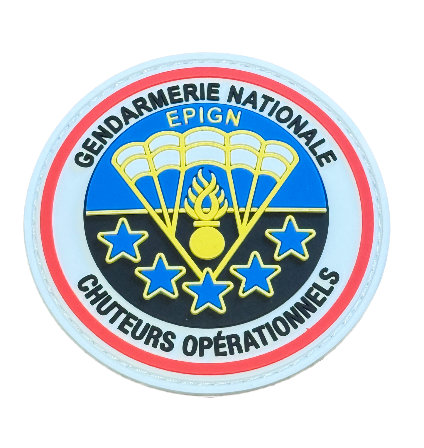 Patch PVC _CHUTOPS_Escadron Parachutiste d'Intervention Gendarmerie Nationale