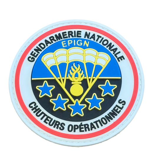 Patch PVC _CHUTOPS_Escadron Parachutiste d'Intervention Gendarmerie Nationale